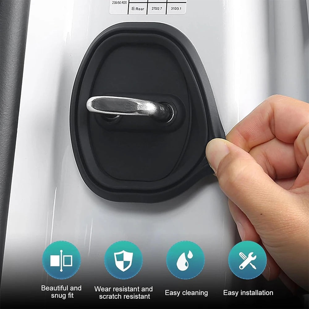Car Silicone Door Lock Buckle Protective Cover for Leapmotor - Leapmotor Accessories
