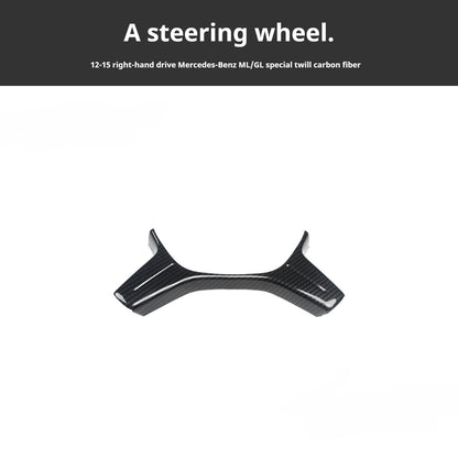 RHD 2012-2015 GL/ML300/350/400 Carbon Fiber Door Handle Interior Modification Kit