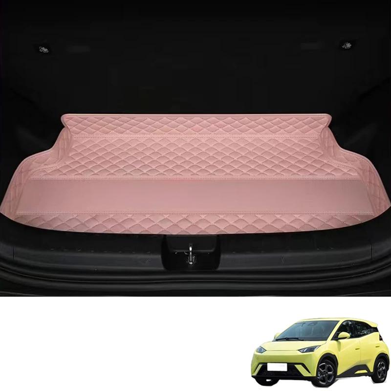 Leather Trunk Mat For BYD Dolphin Mini Seagull Car