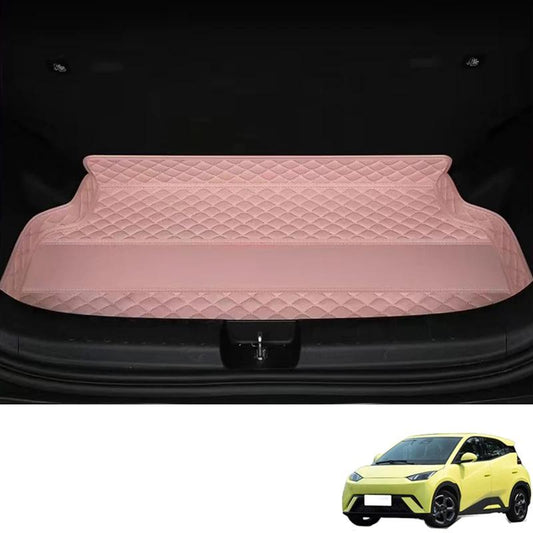 Leather Trunk Mat For BYD Dolphin Mini Seagull Car