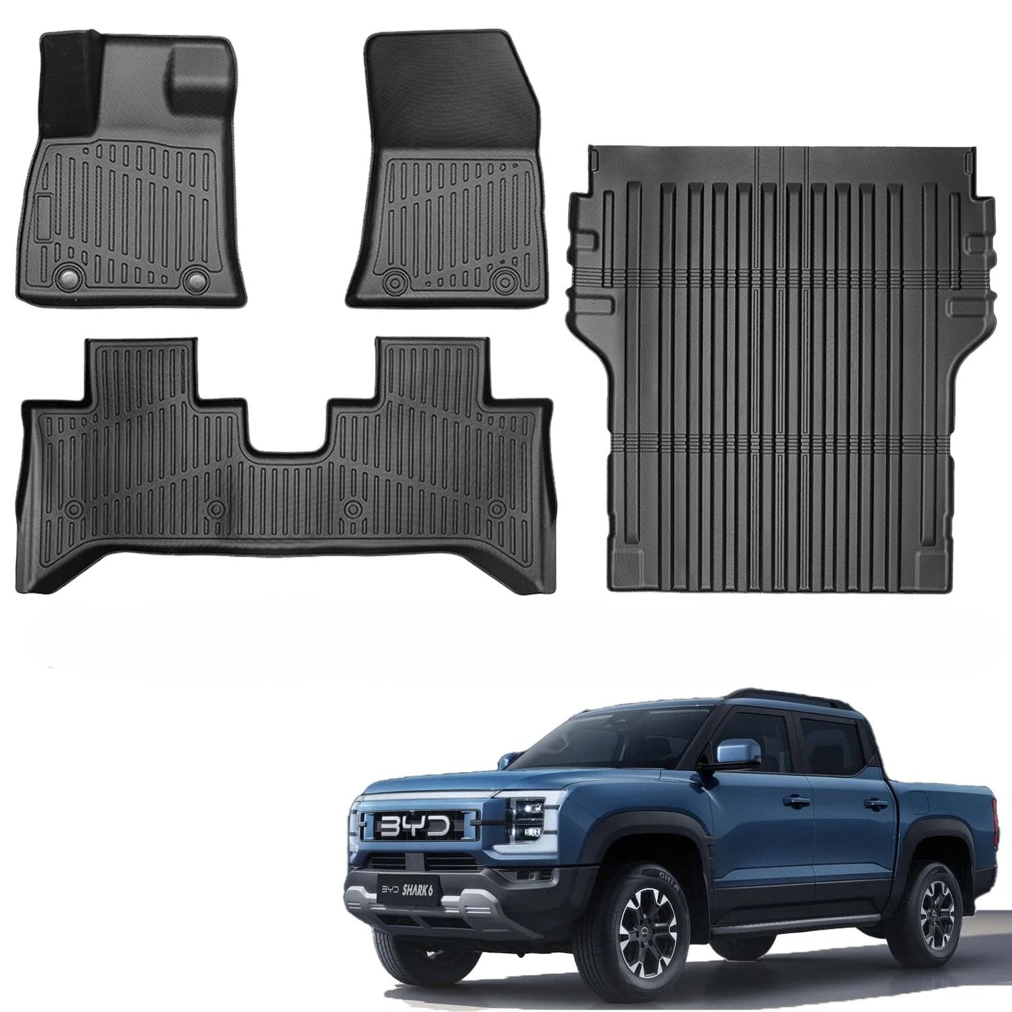BYD Shark 6 Floor Mats Trunk Mats RHD &LHD