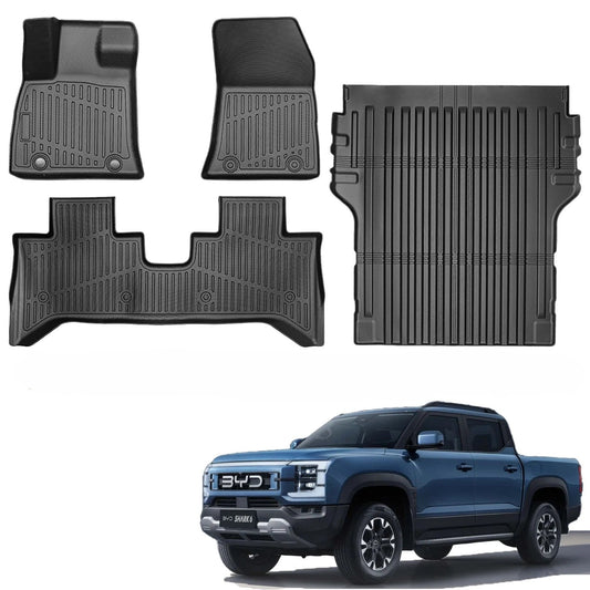 BYD Shark 6 Floor Mats Trunk Mats RHD &LHD