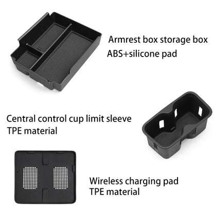 BYD Shark 2024 2025 Center Console Armrest Storage Box