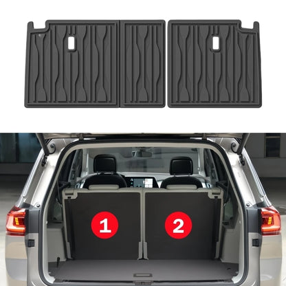 Alfombrillas para BYD Sealion 7 EV 2024-2025 con volante a la derecha, revestimiento de maletero, almohadilla de TPE 3D 