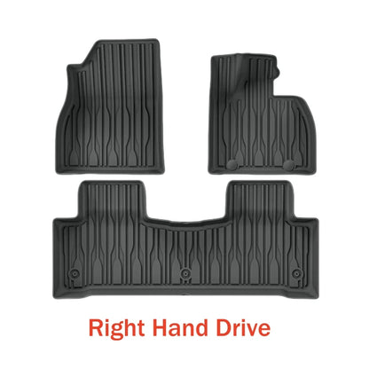 Alfombrillas para BYD Sealion 7 EV 2024-2025 con volante a la derecha, revestimiento de maletero, almohadilla de TPE 3D 