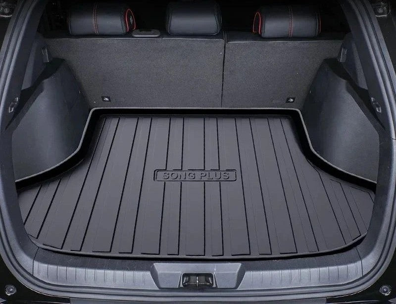 Car Trunk Mat Storage Box Pad For BYD Song Plus DMI/EV
