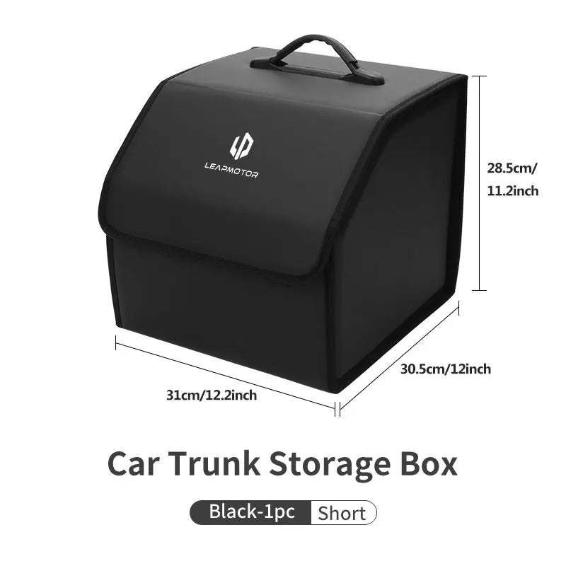 Leather Car Trunk Fold Organizer Bag For Leapmotor - Leapmotor Accessories