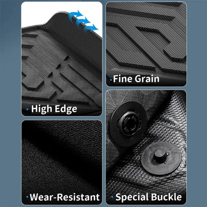 LHD & RHD Leapmotor C10 Floor Mats TPE Trunk Mats Cargo Liners - Leapmotor Accessories