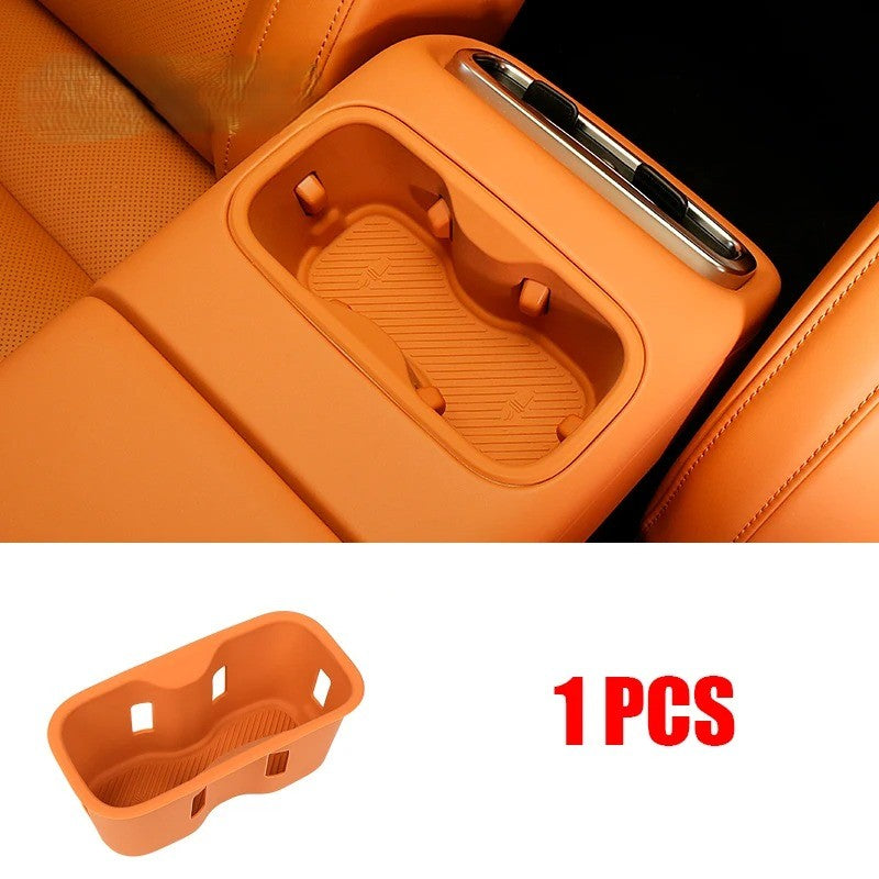 Leapmotor C10 Car Center Console Wireless Charging silicone Pad Cup holder Integrated Mat - Leapmotor Accessories