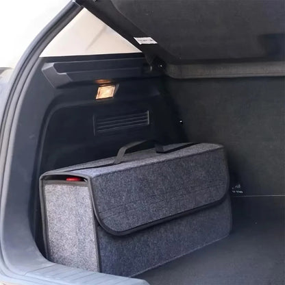 1PC Dark Gray Car Felt Storage Box for BYD Car