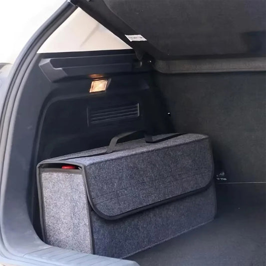 1PC Dark Gray Car Felt Storage Box for BYD Car