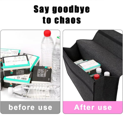 1PC Dark Gray Car Felt Storage Box for BYD Car