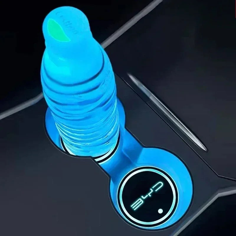 Led Car Water Cup Mat For BYD KING BYD Chazor