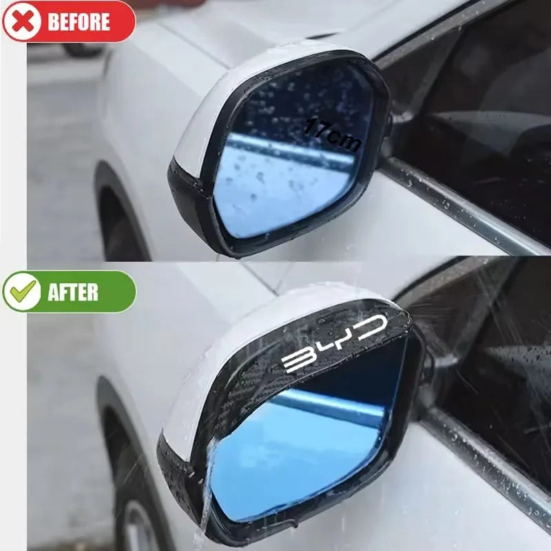 2Pcs Car Rearview Mirror Sticker For BYD Car