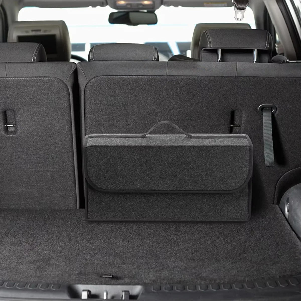 1PC Dark Gray Car Felt Storage Box for BYD Car