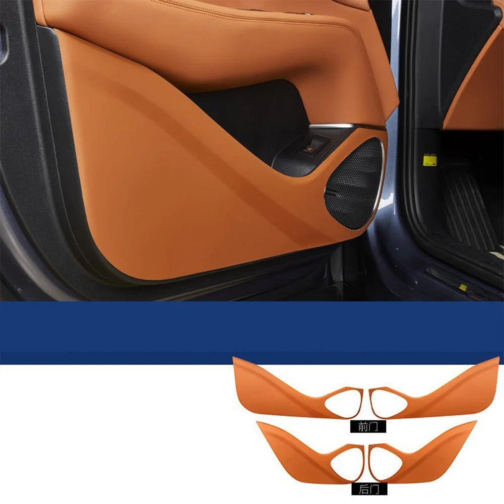 BYD Sealion 7  PU Leather Car Door Car Seat Back Anti Kick Mat Pad