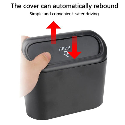 1L Car Interior Storage Case Trash Bin Push for BYD Car