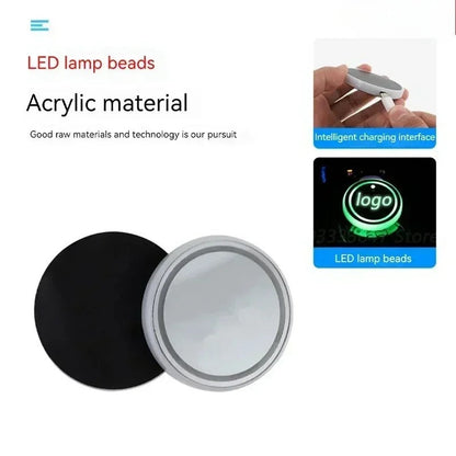 Led Car Water Cup Mat For BYD KING BYD Chazor