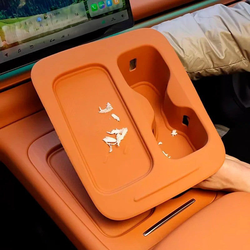 Leapmotor C10 Car Center Console Wireless Charging silicone Pad Cup holder Integrated Mat - Leapmotor Accessories