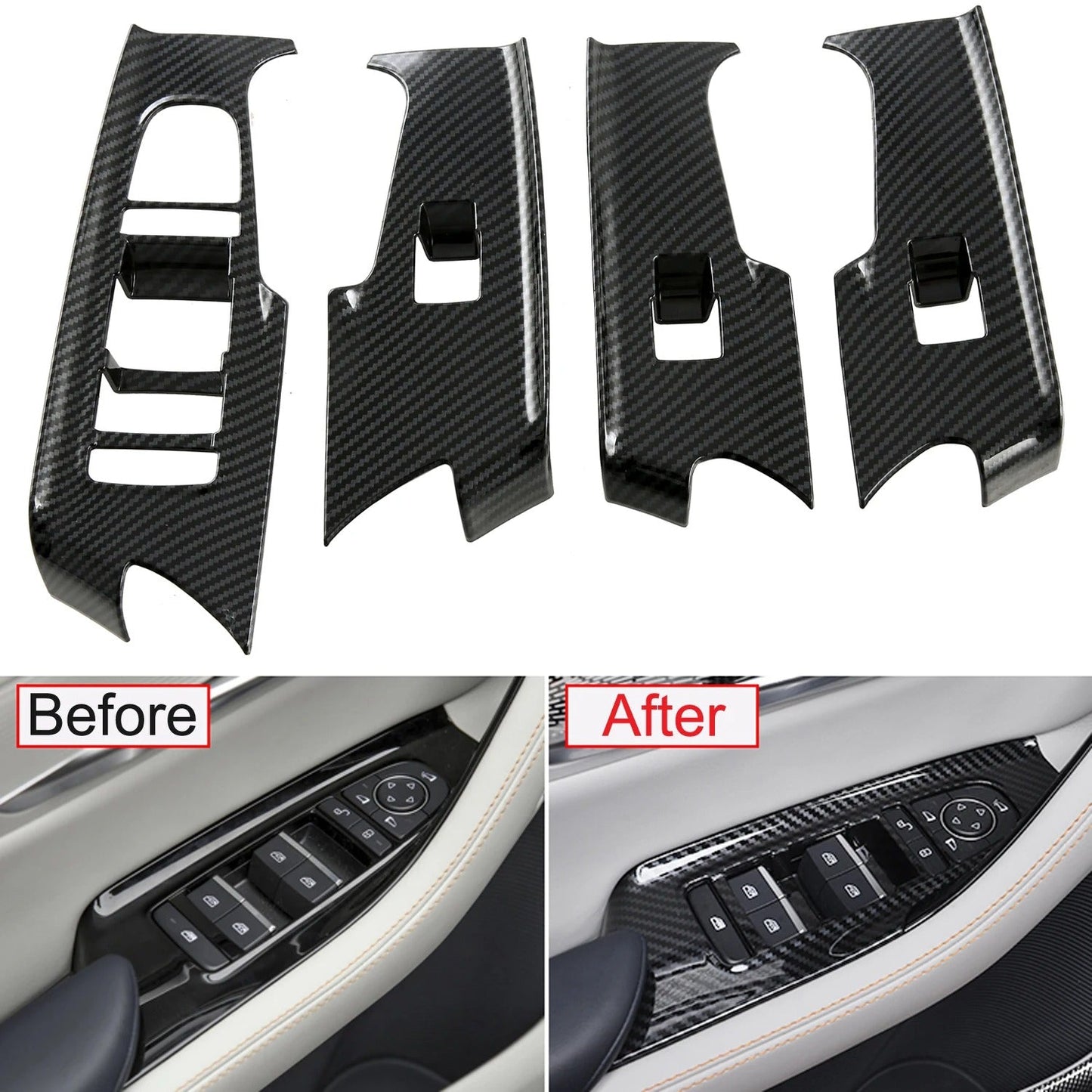 LHD BYD Song Plus/ Sealion 6/Seal U Door Window Lift Switch Cover