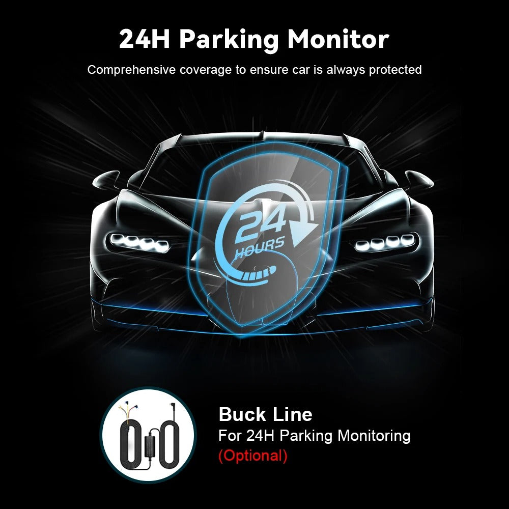 2K Front Dash Cam for Car