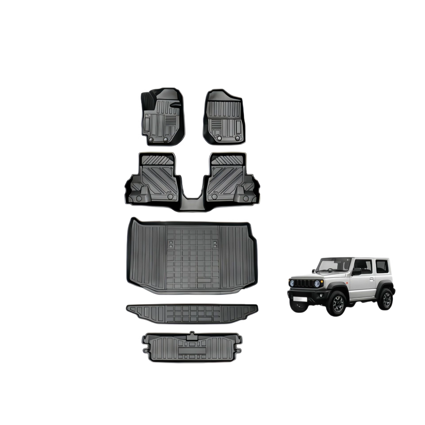 RHD TPE Floor Mats for (JB64/JB74) 19-23 Jimny