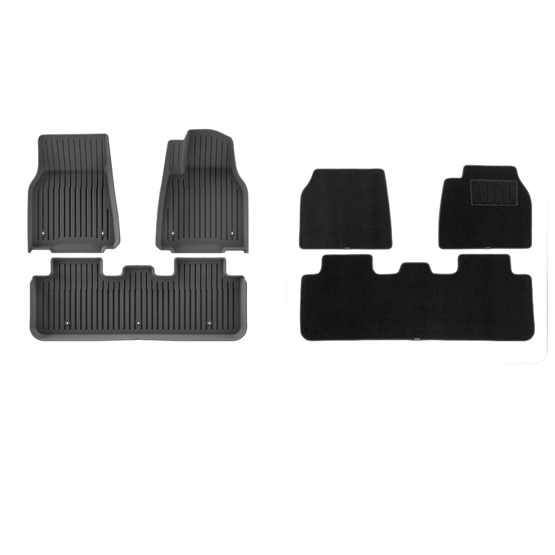 RHD Tesla Model Y All-Weather TPE Car Floor Mats