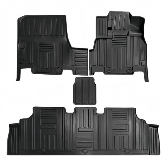 RHD TPE Floor Mats for Honda STEPWGN SPADA (RP1-RP5) (2015-2022) - Full Set with Cargo Liner