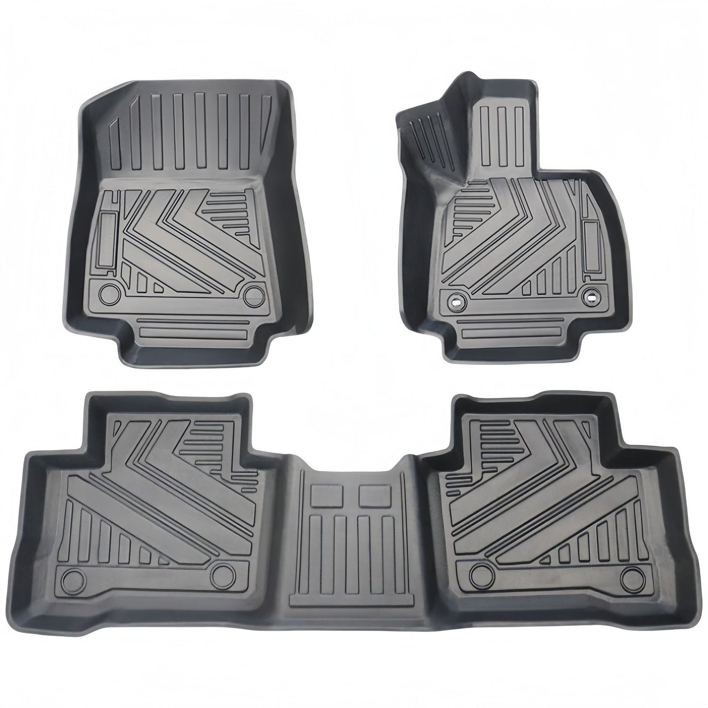 RHD TPE Floor Mats for Toyota Harrier (80 Series) (2021+) - Full Set with Cargo Liner