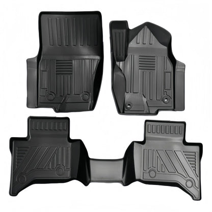 RHD TPE Floor Mats for Toyota Land Cruiser Prado (LC250) (2024) - Full Set with Cargo Liner