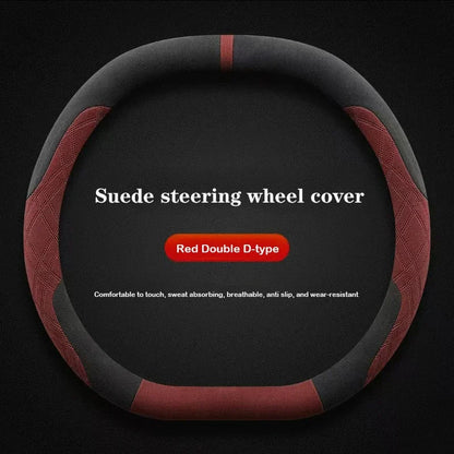 Suede Leather Car Steering Wheel Cover for Leapmotor C10 C16 - Leapmotor Accessories